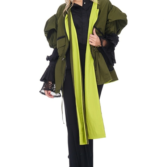 TOV Olive Luminous Kimono Jacket - Picture 5 of 8